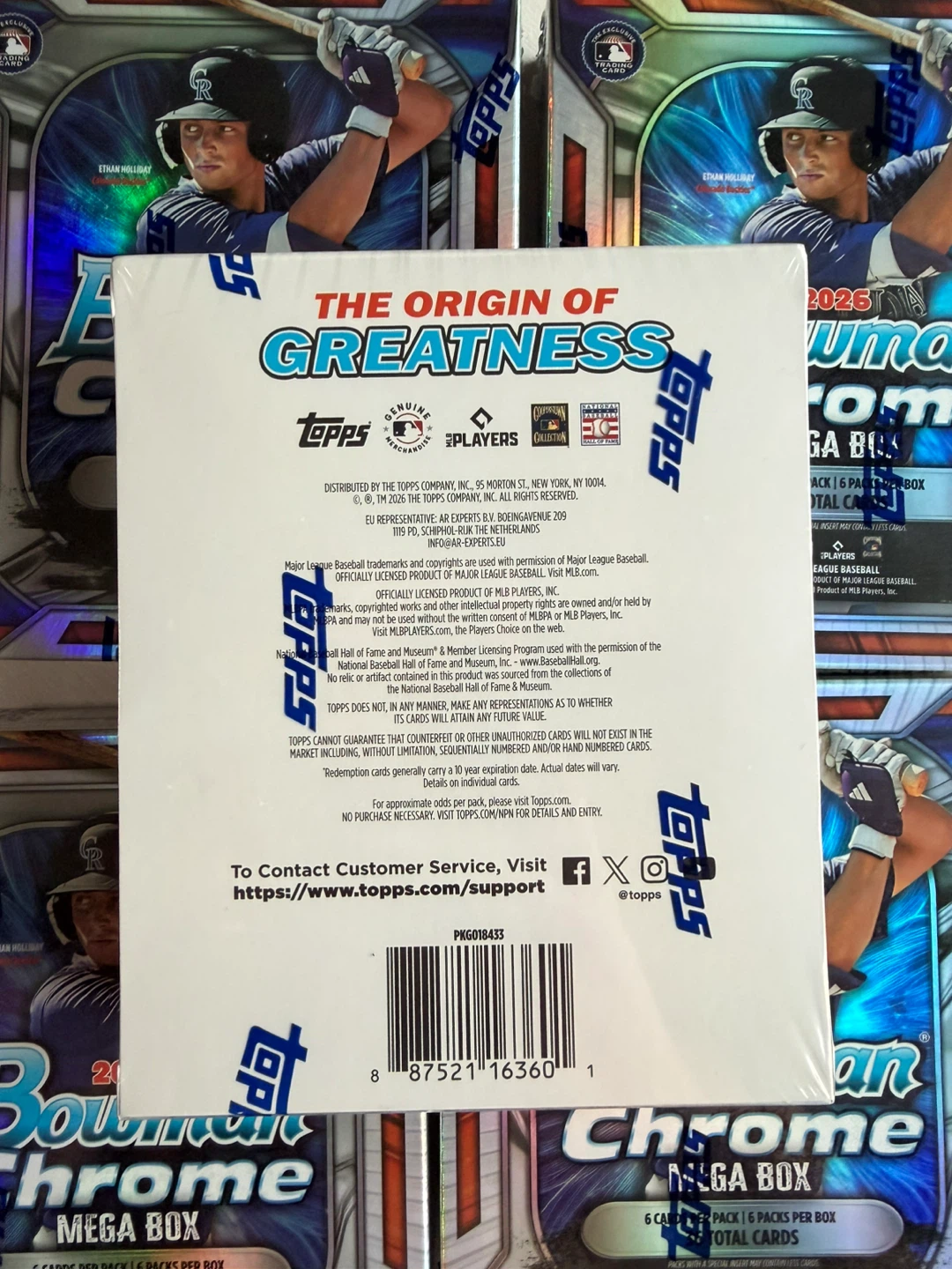 2026 Bowman Chrome Baseball Mega Box - photo 4