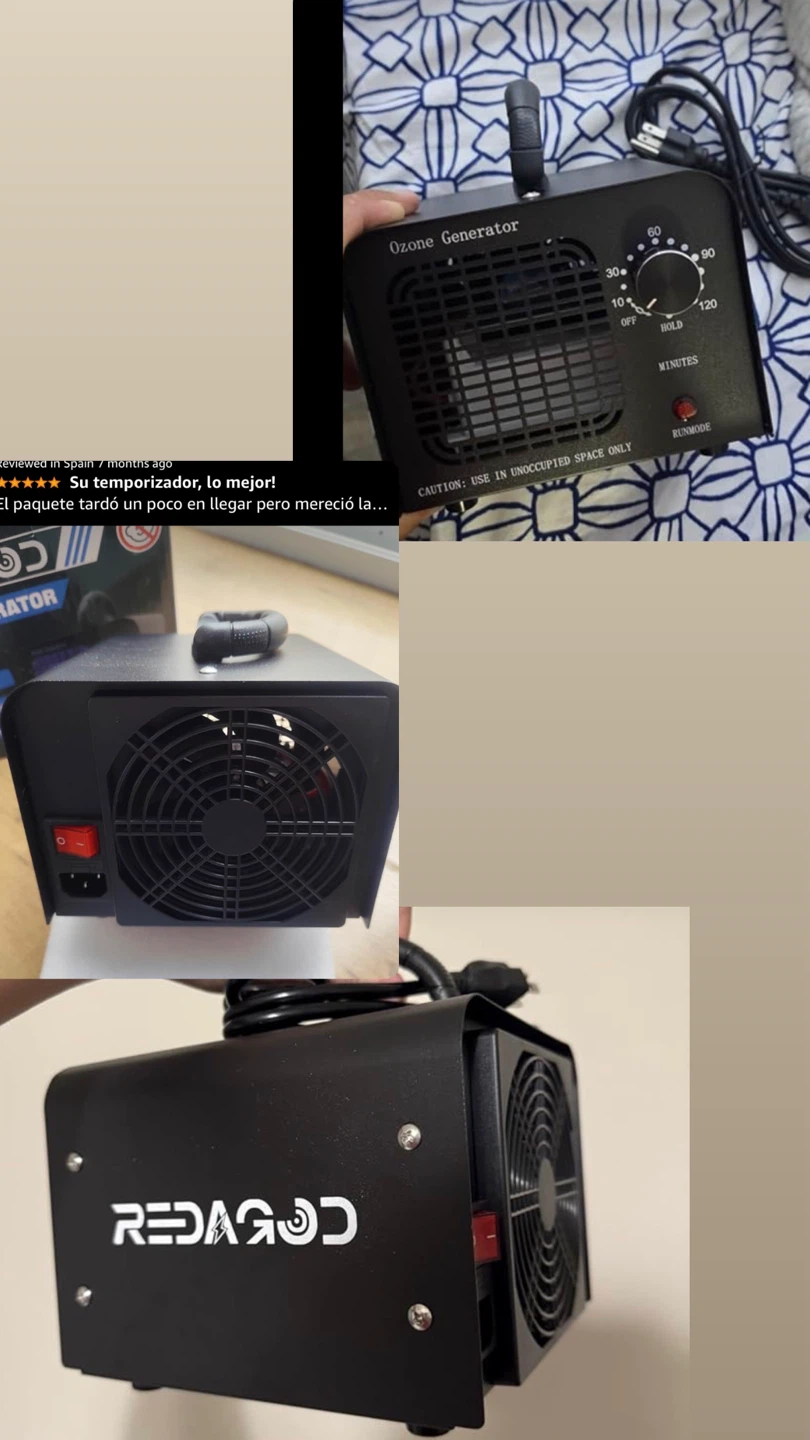 Redagod Ozone Generator Air  Purifier odor elimination - photo 4