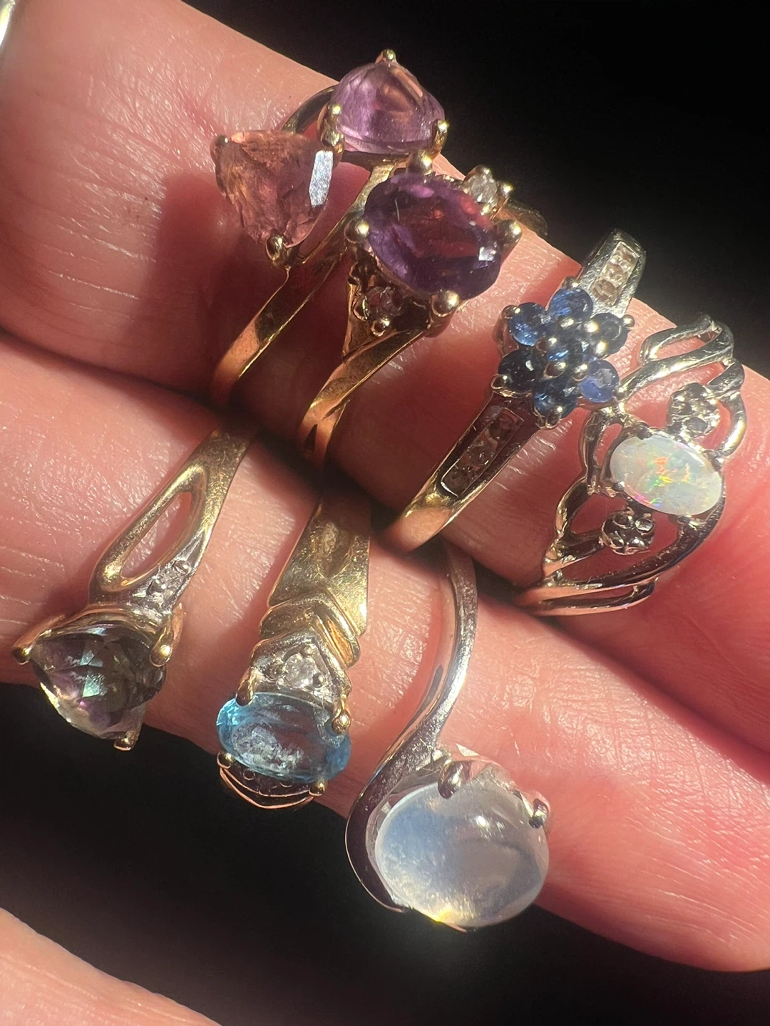 10 k diamond rings -200 dollars each