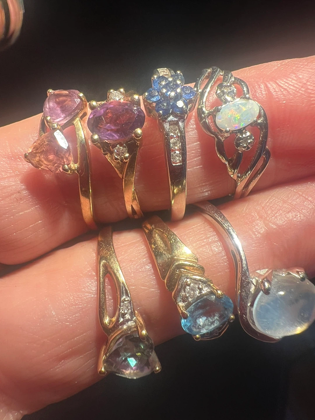 10 k diamond rings -200 dollars each - photo 3