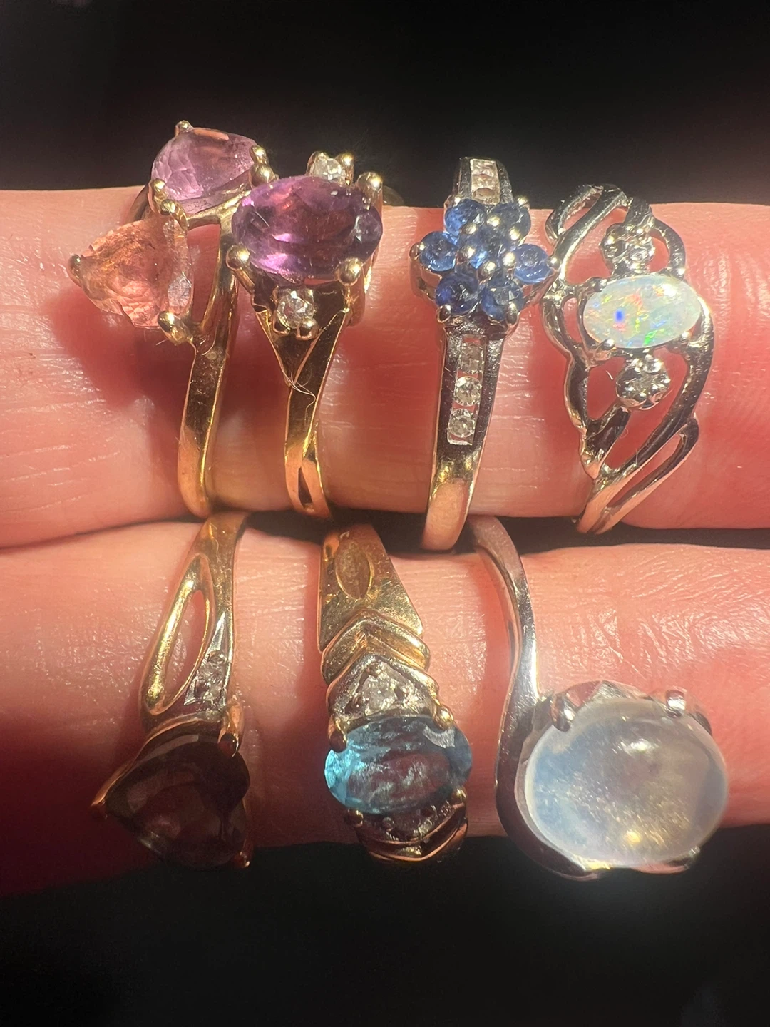 10 k diamond rings -200 dollars each - photo 4