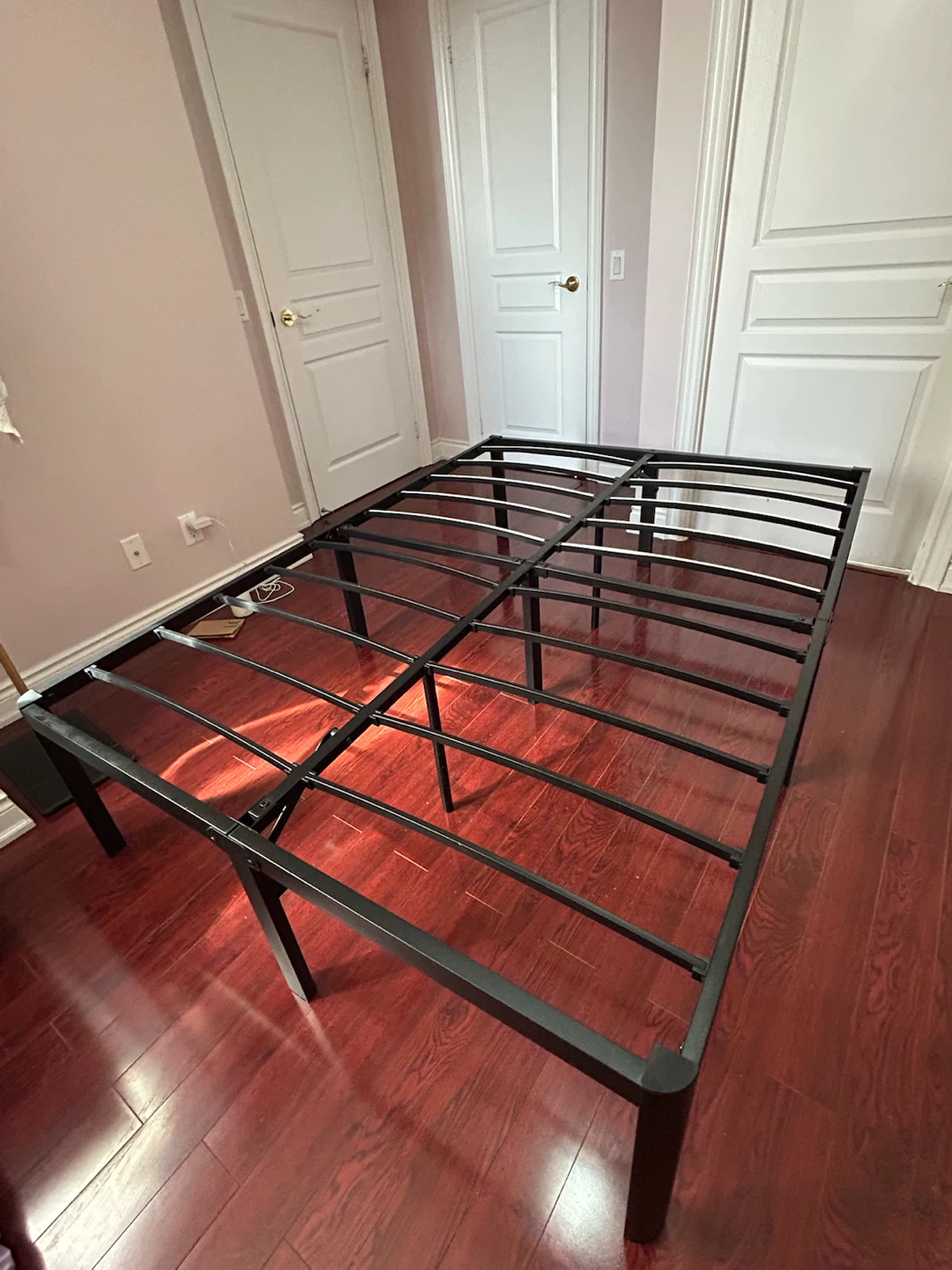 Full Size Steel Platform Bed Frame+ Mattress - photo 5