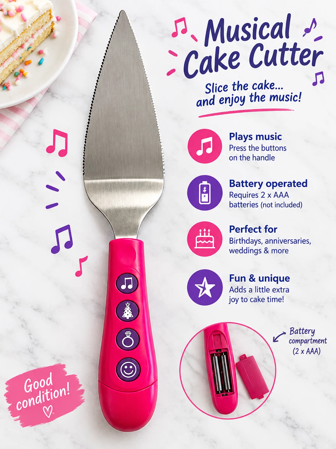 Musical Cake Cutter