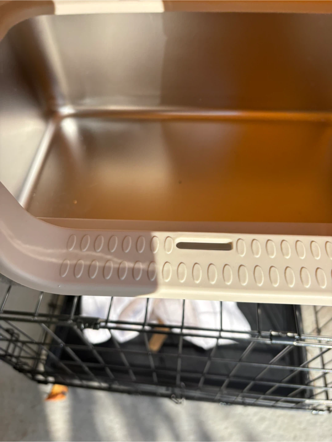 Enclosed  stainless steel Cat Litter Box with door - photo 2