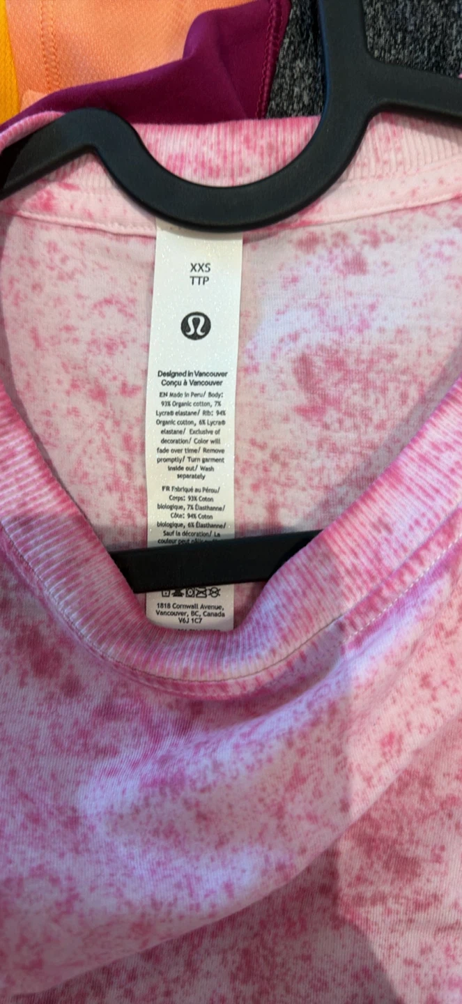 Lululemon Muscle Tank - Pink Tie-Dye - photo 2