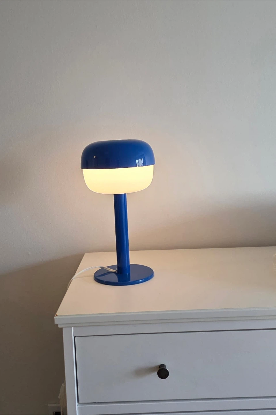 IKEA Blue Mushroom table lamp