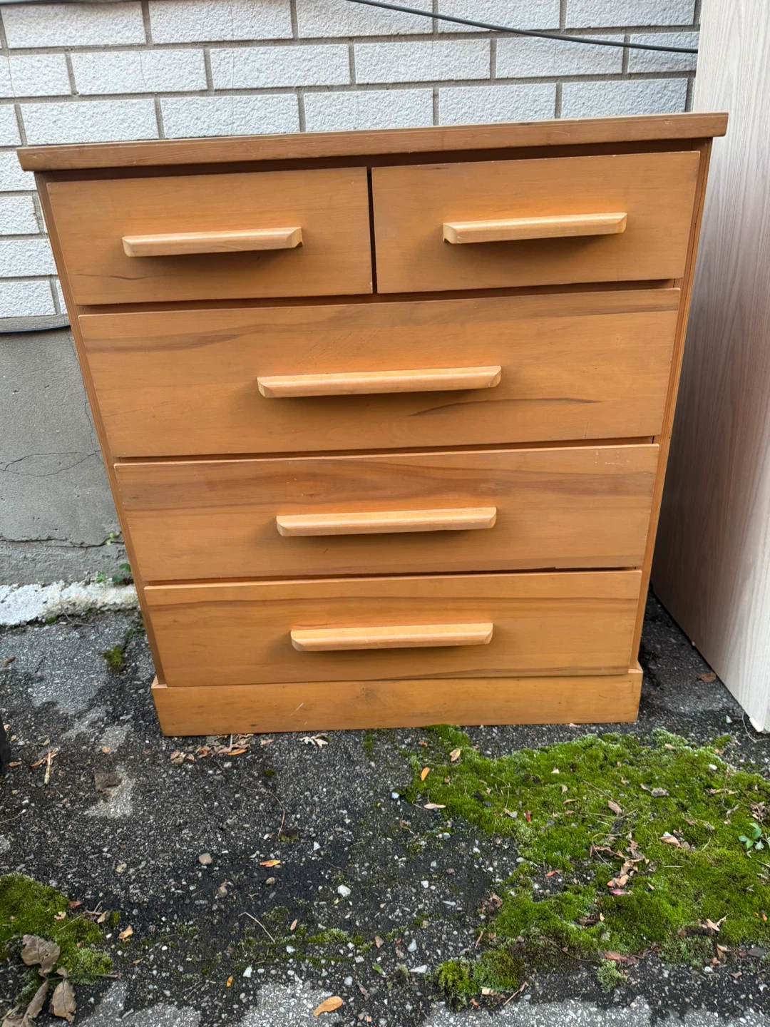 Wooden Dresser with Four Drawers