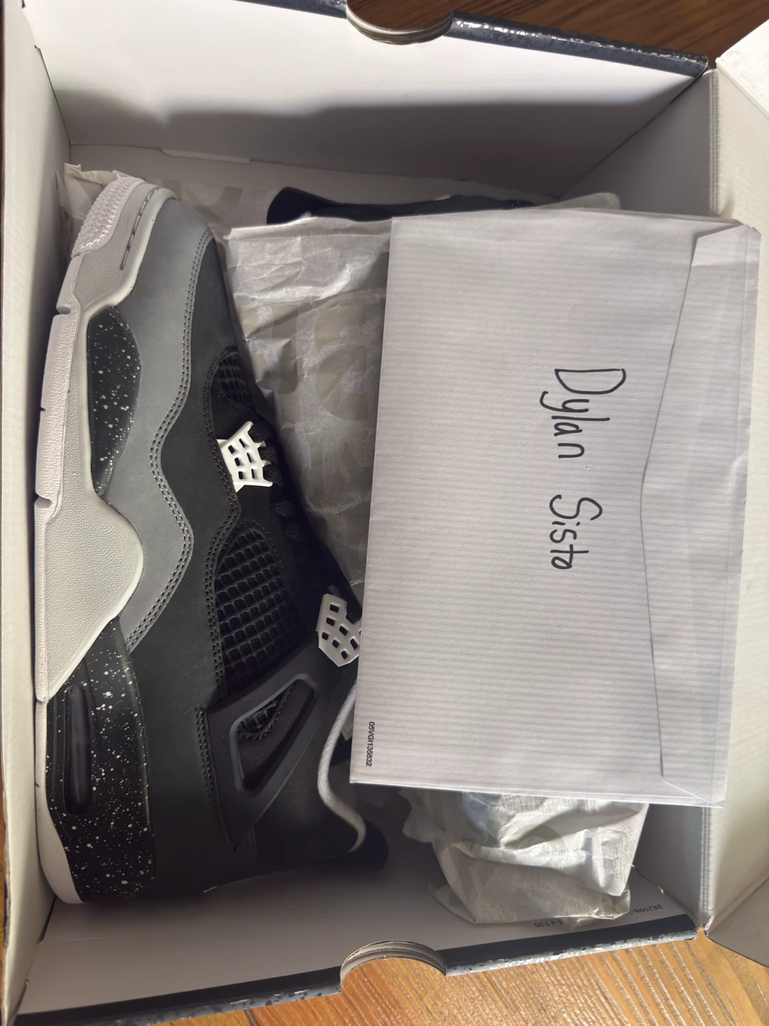 Retro 4 “Fear” Size 12 DS/Brand New