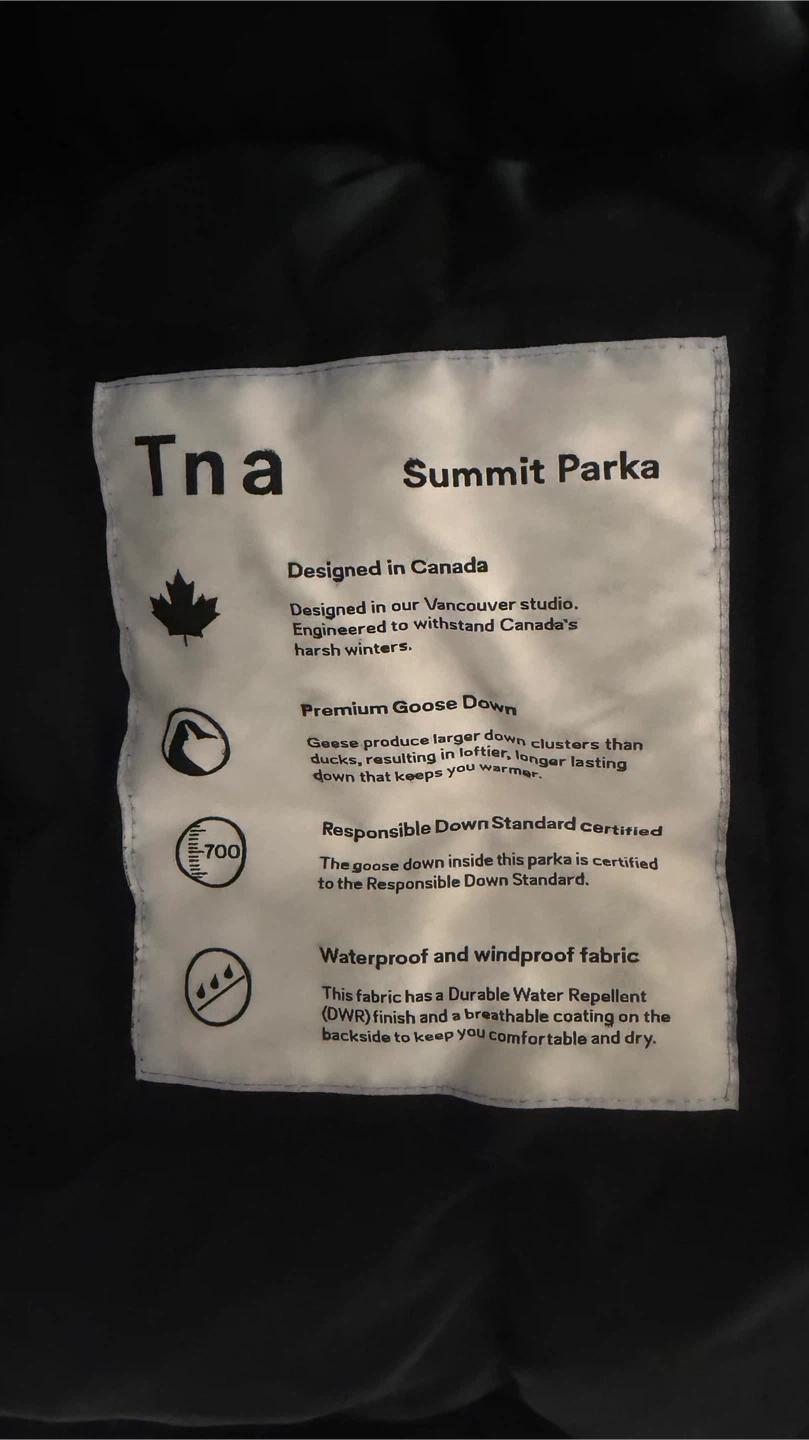 Tna Summit Parka - Black - photo 5