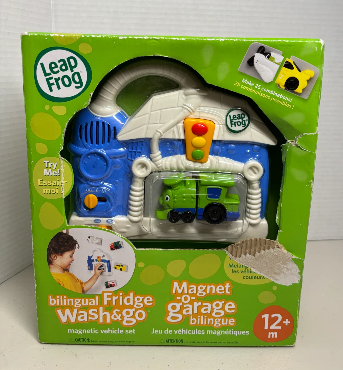 LeapFrog Bilingual Fridge Wash & Go Magnetic Vehicle Set