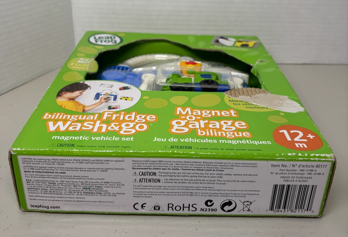 LeapFrog Bilingual Fridge Wash & Go Magnetic Vehicle Set - photo 2