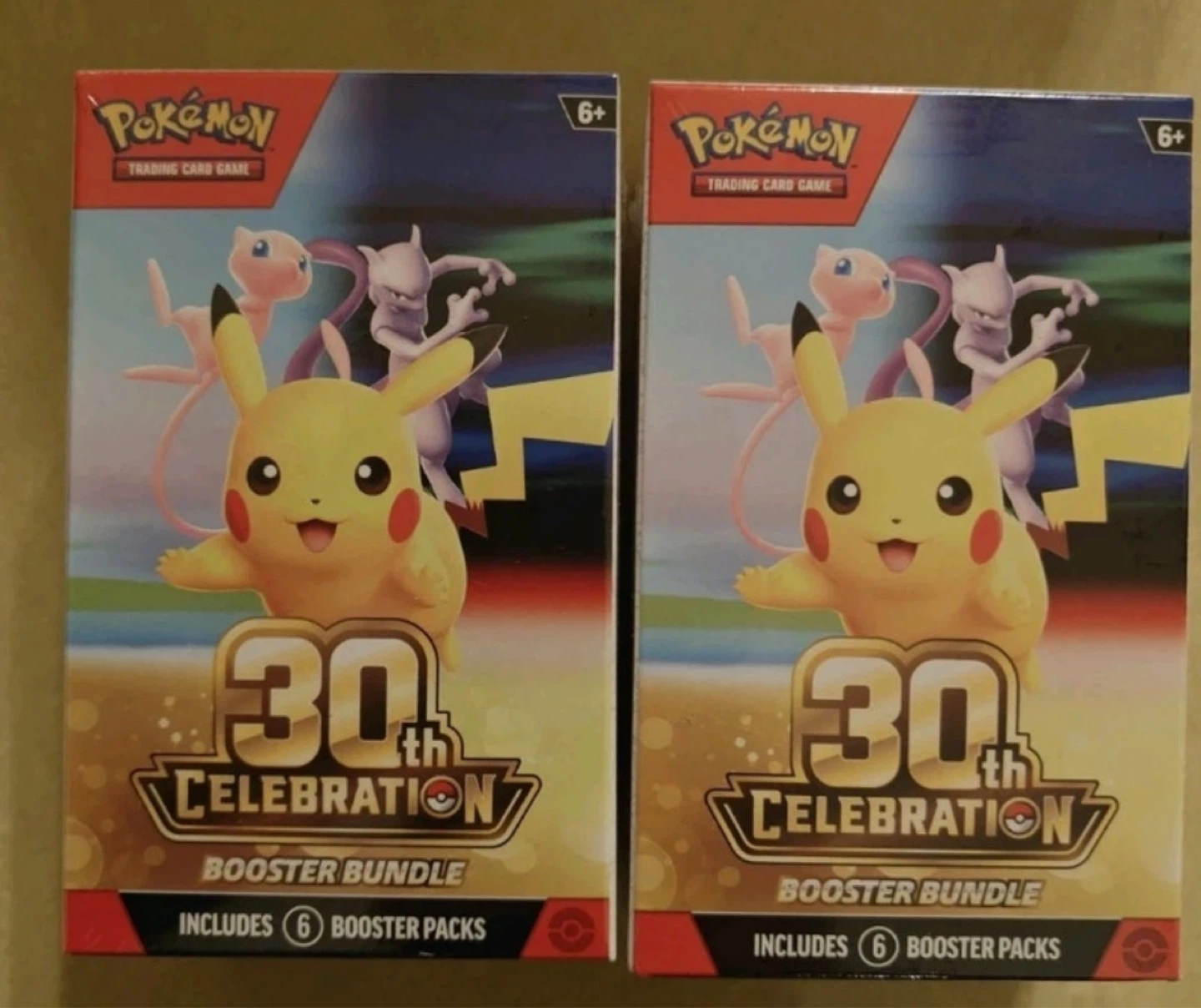 2 Pokémon 30th Celebration Booster Bundles