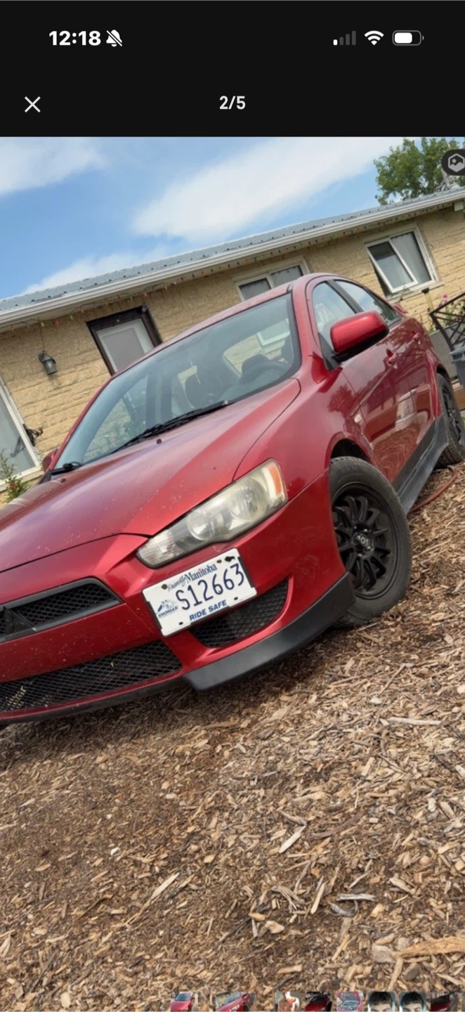 Red Mitsubishi Lancer - photo 3