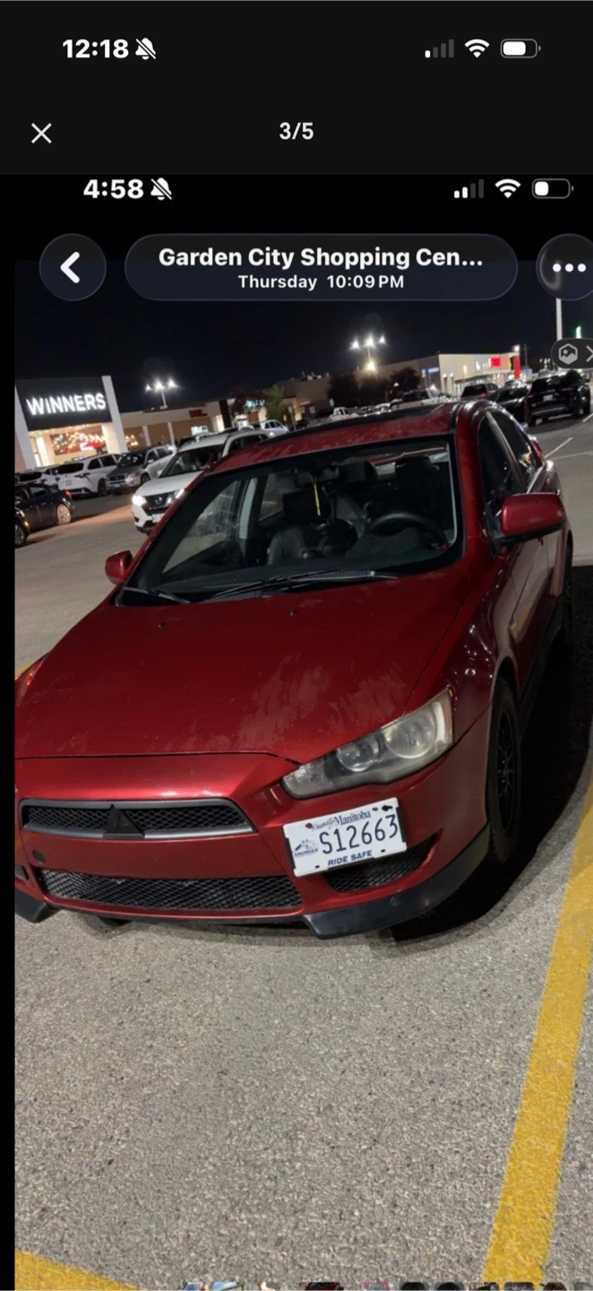 Red Mitsubishi Lancer - photo 4