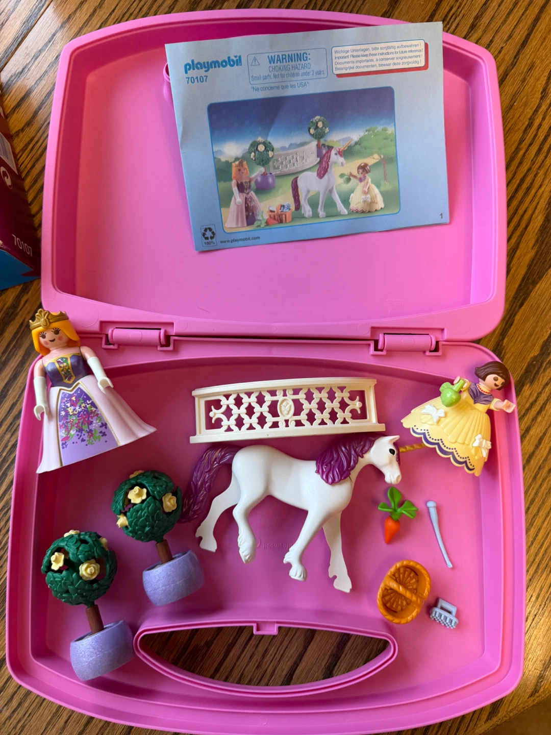 Playmobil Princess Unicorn Carry Case 70107