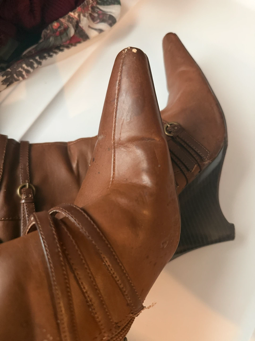 Brown Wedge Boots - photo 4