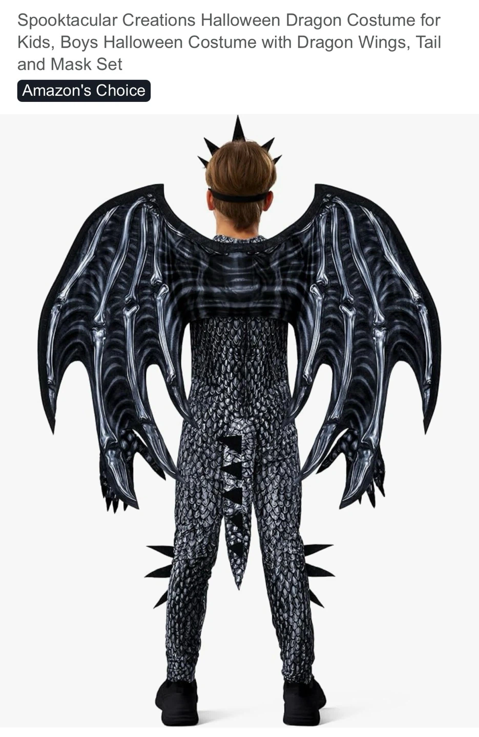 Cool Kids Dragon Costume - 10/12yr - photo 3