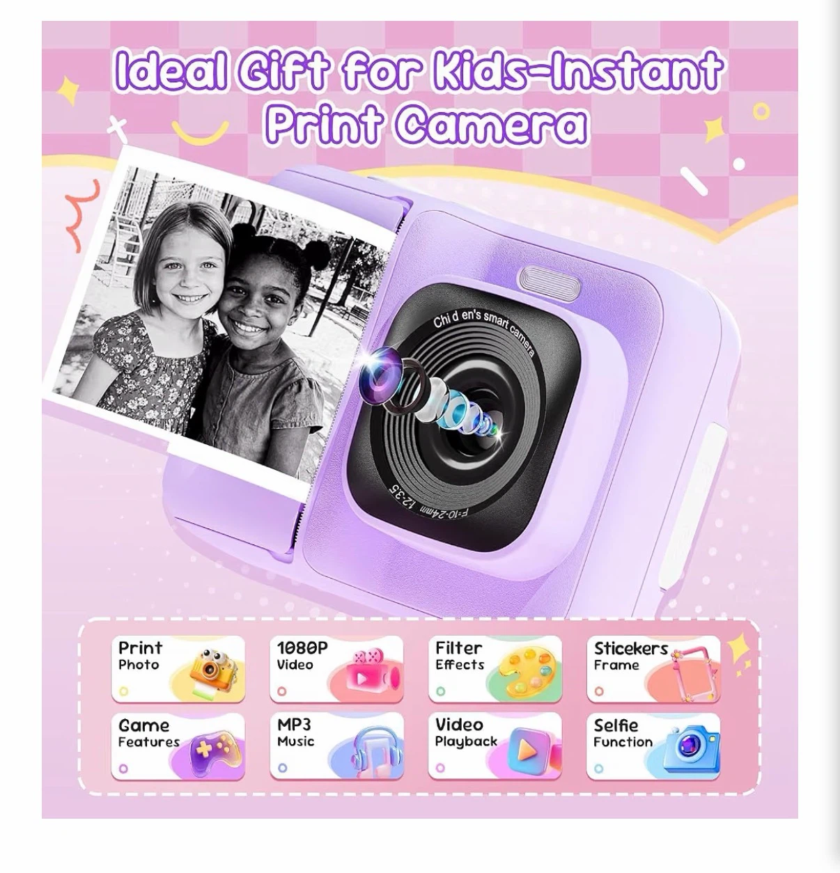 ETIKEZ Kids Instant Print Camera - photo 2