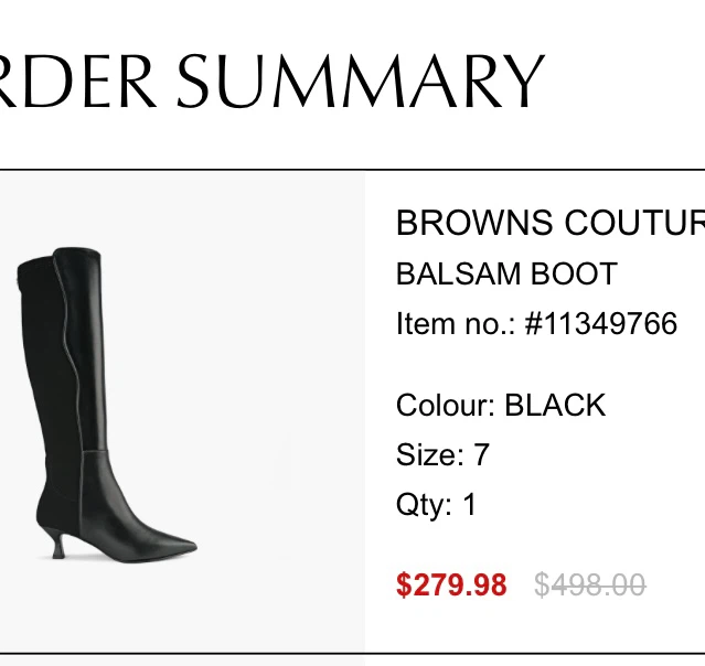 Browns Couture Balsam Boots Black Size 7 - photo 5