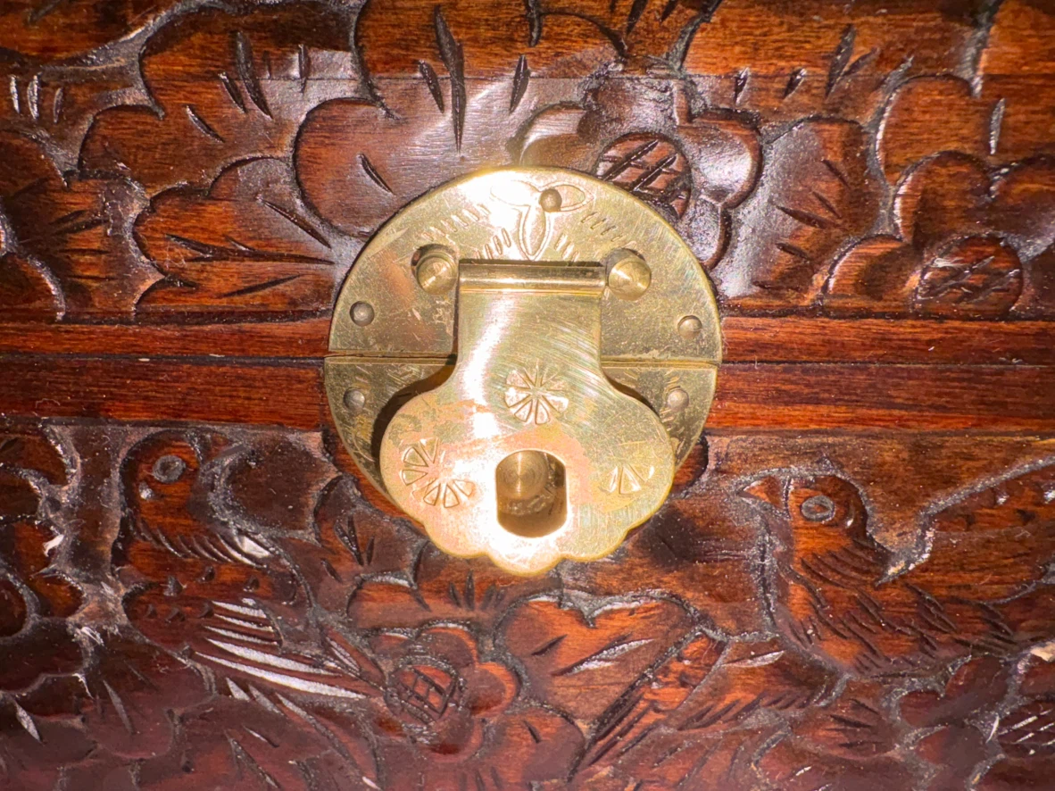 Carved Wooden Keepsake Box - photo 3