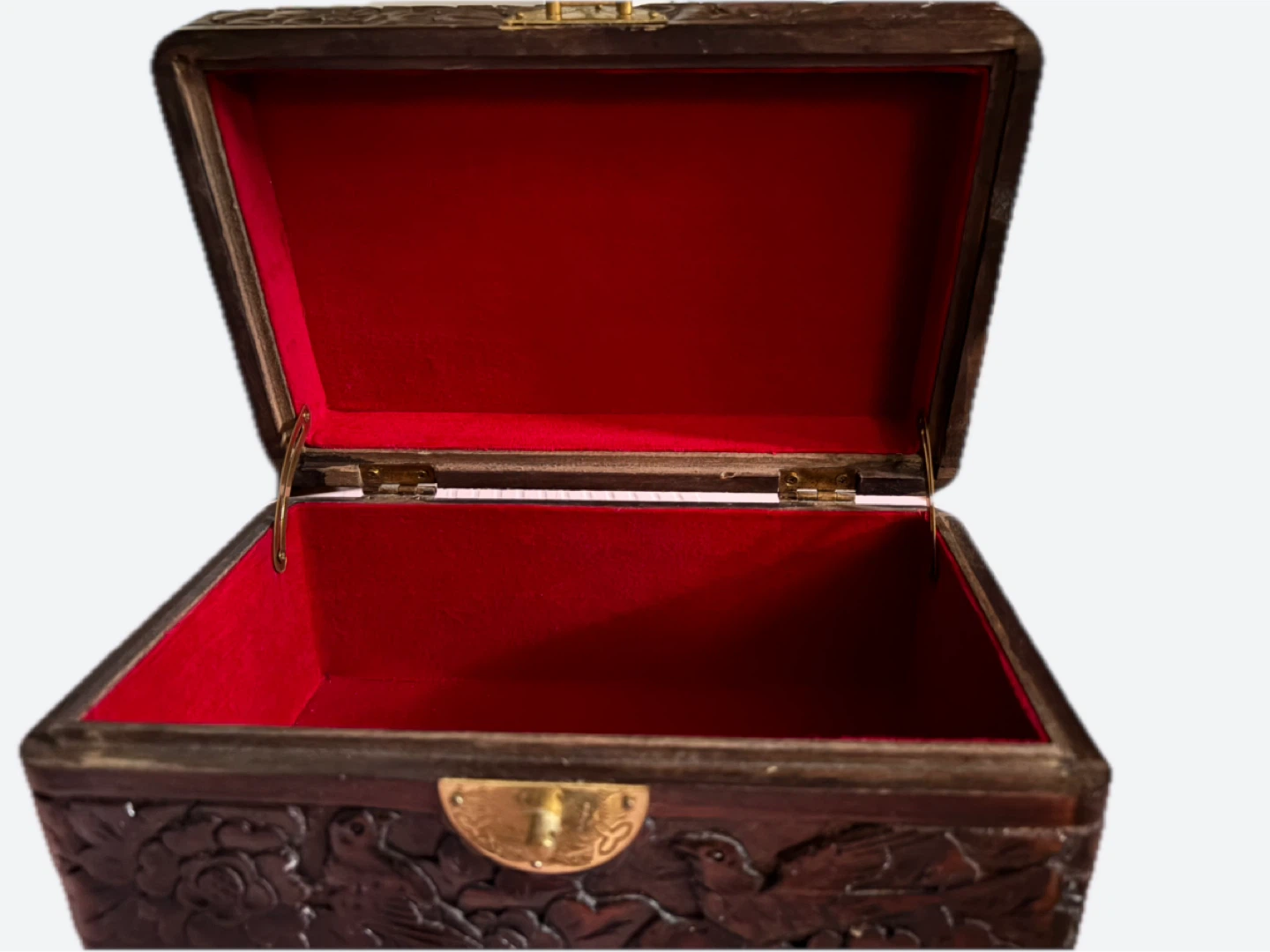 Carved Wooden Keepsake Box - photo 5