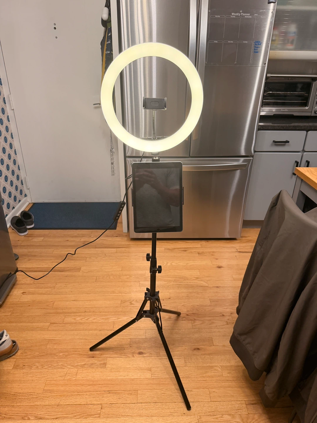RGB LED Ring Light with Tripod Stand - photo 3