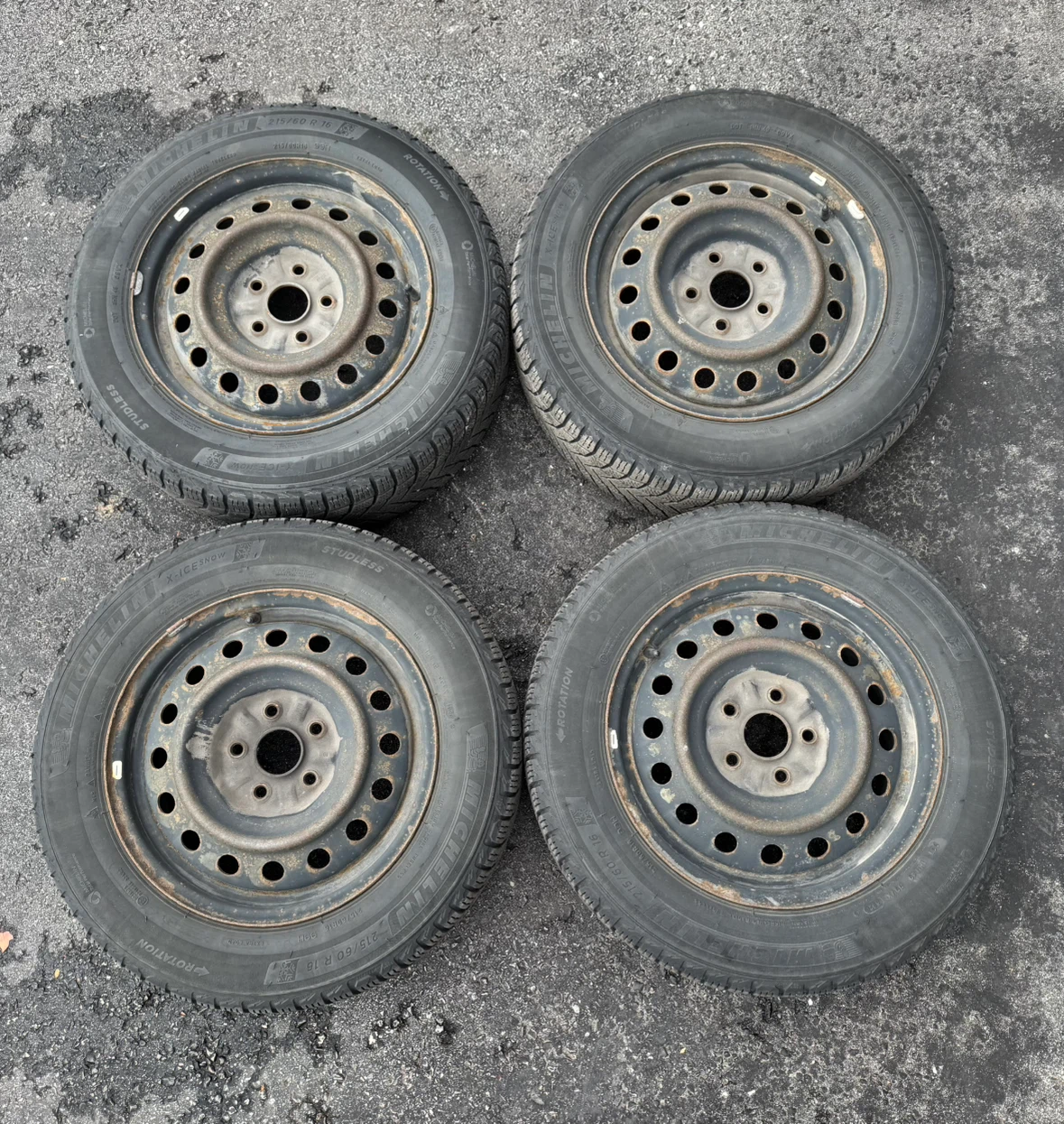 Michelin X-Ice Winter Tires Set 215/60R16