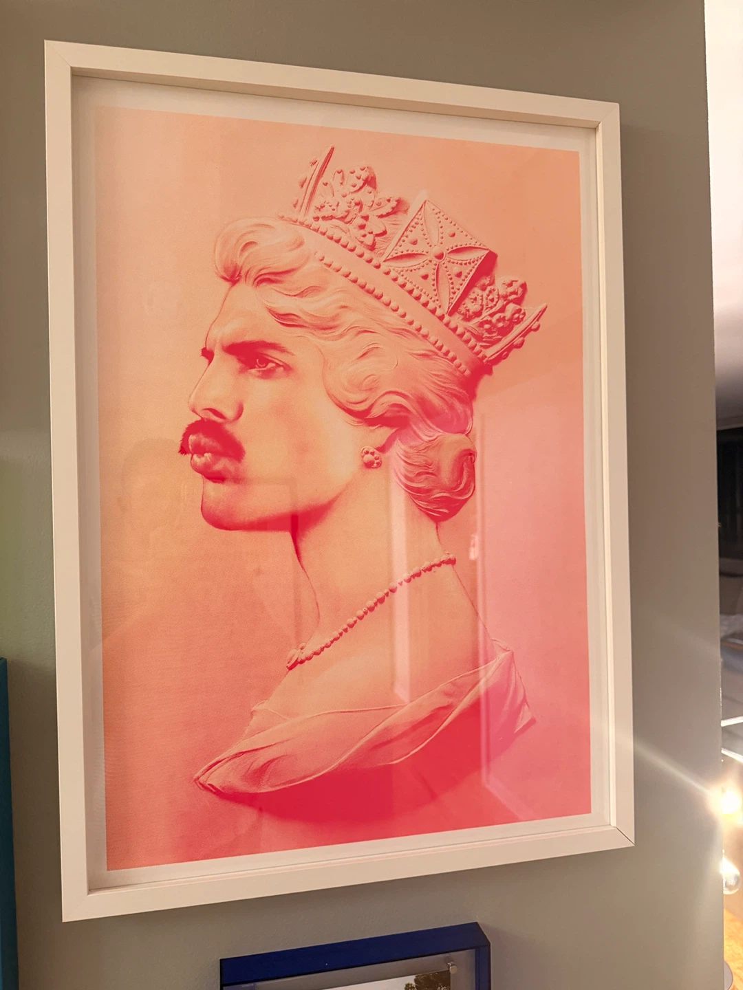 Freddie Mercury Queen Cameo Art Print
