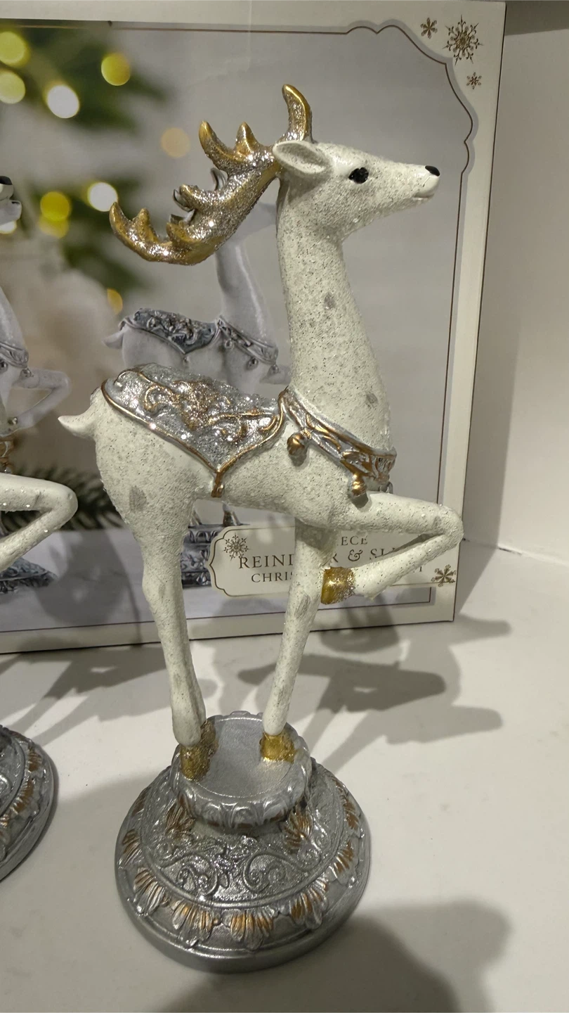Cherish the Season 3-Piece Reindeer and Sleigh Decor Set - photo 4