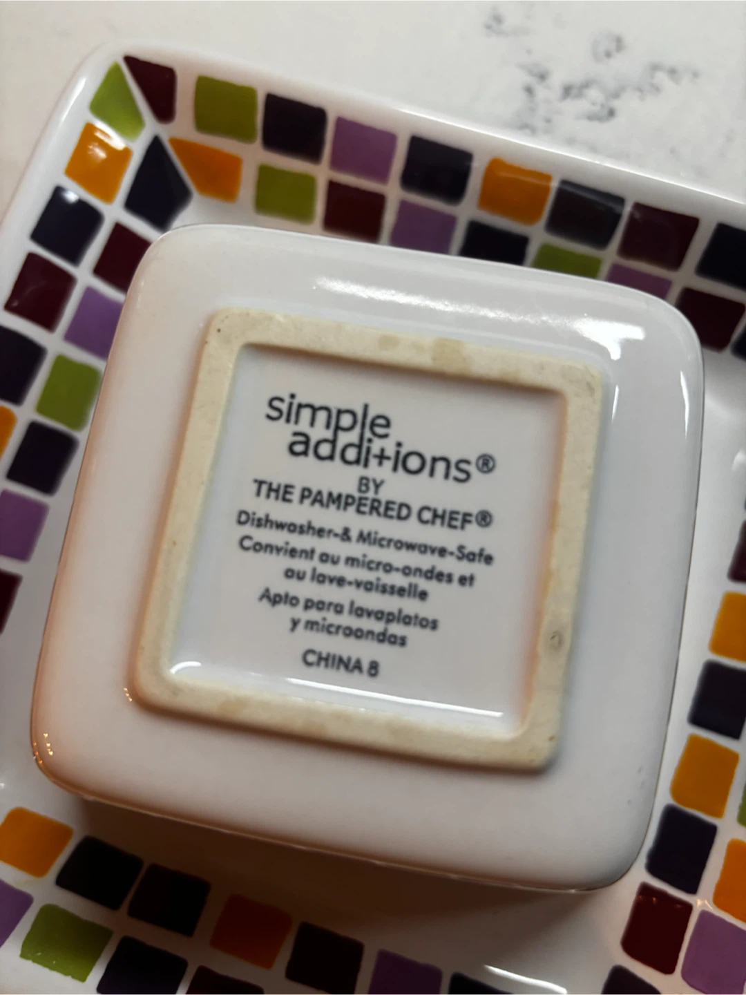 The Pampered Chef Simple Additions Bowl and Plate - photo 2