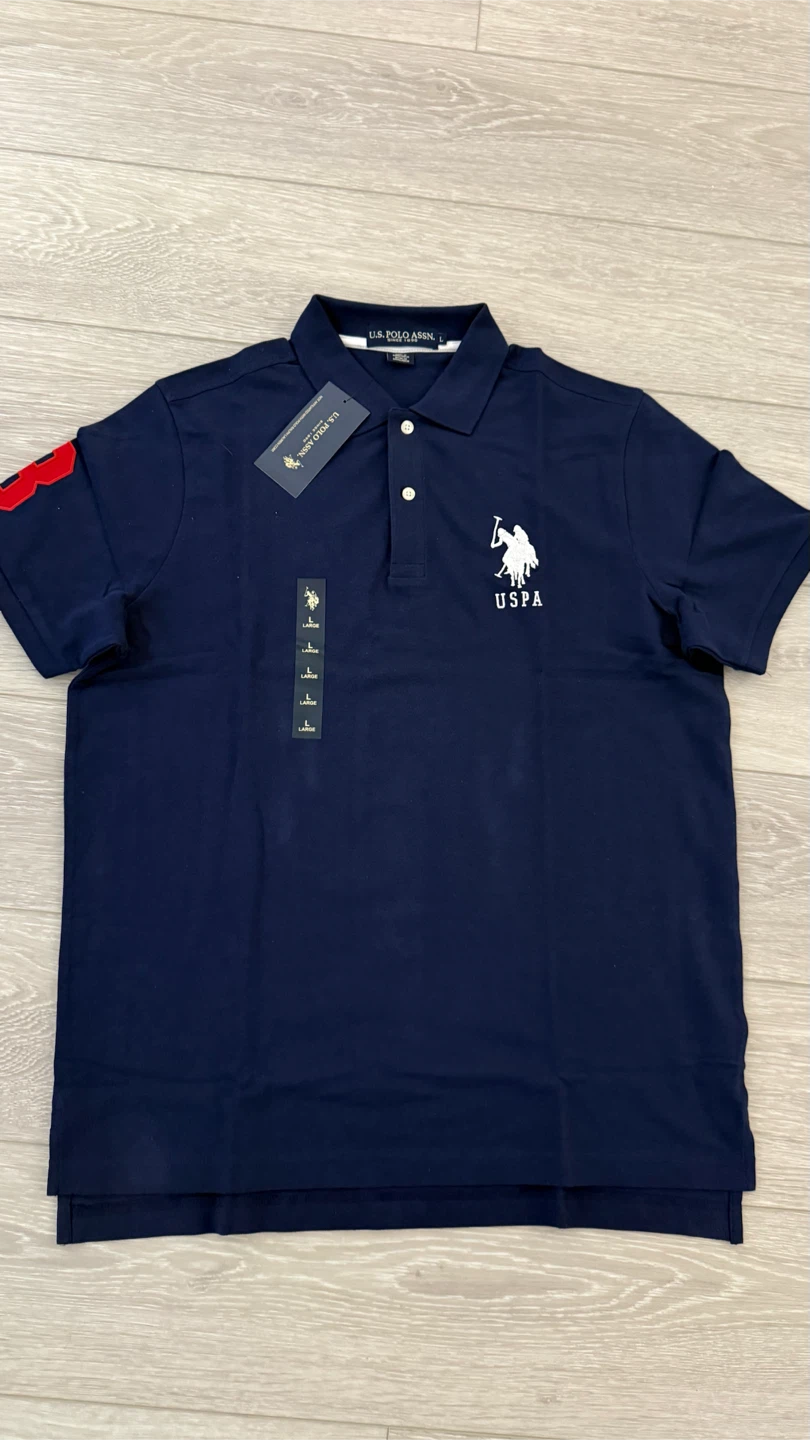 U.S. Polo Assn. Navy Polo Shirt Large_ New