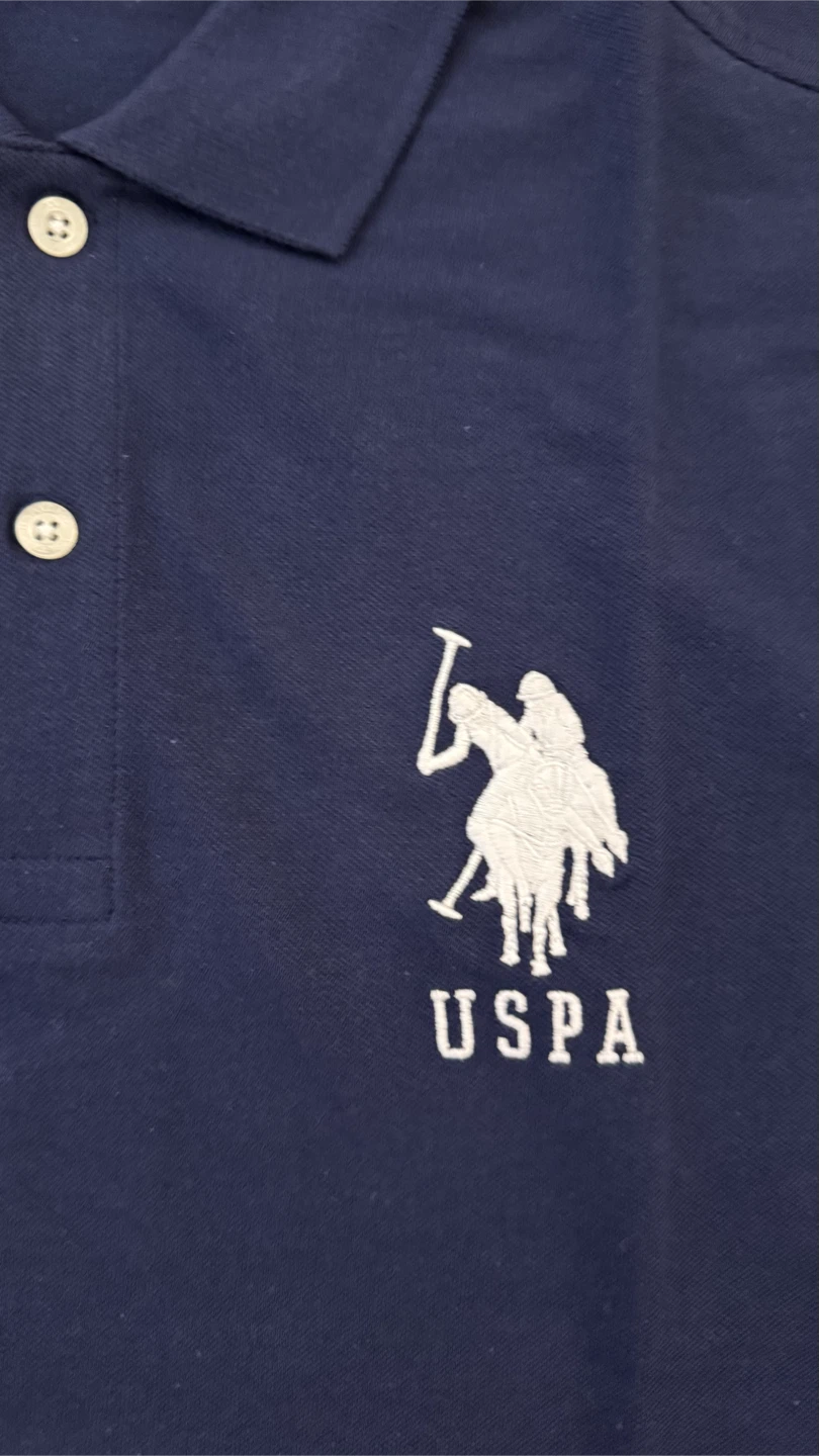 U.S. Polo Assn. Navy Polo Shirt Large_ New - photo 2