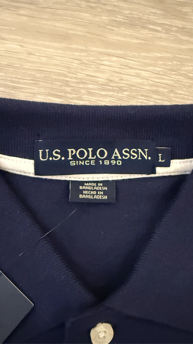 U.S. Polo Assn. Navy Polo Shirt Large_ New - photo 3
