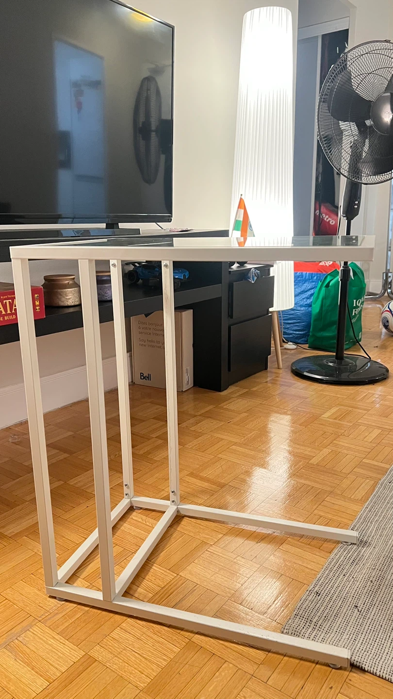 IKEA VITTSJÖ Laptop stand, white - photo 3