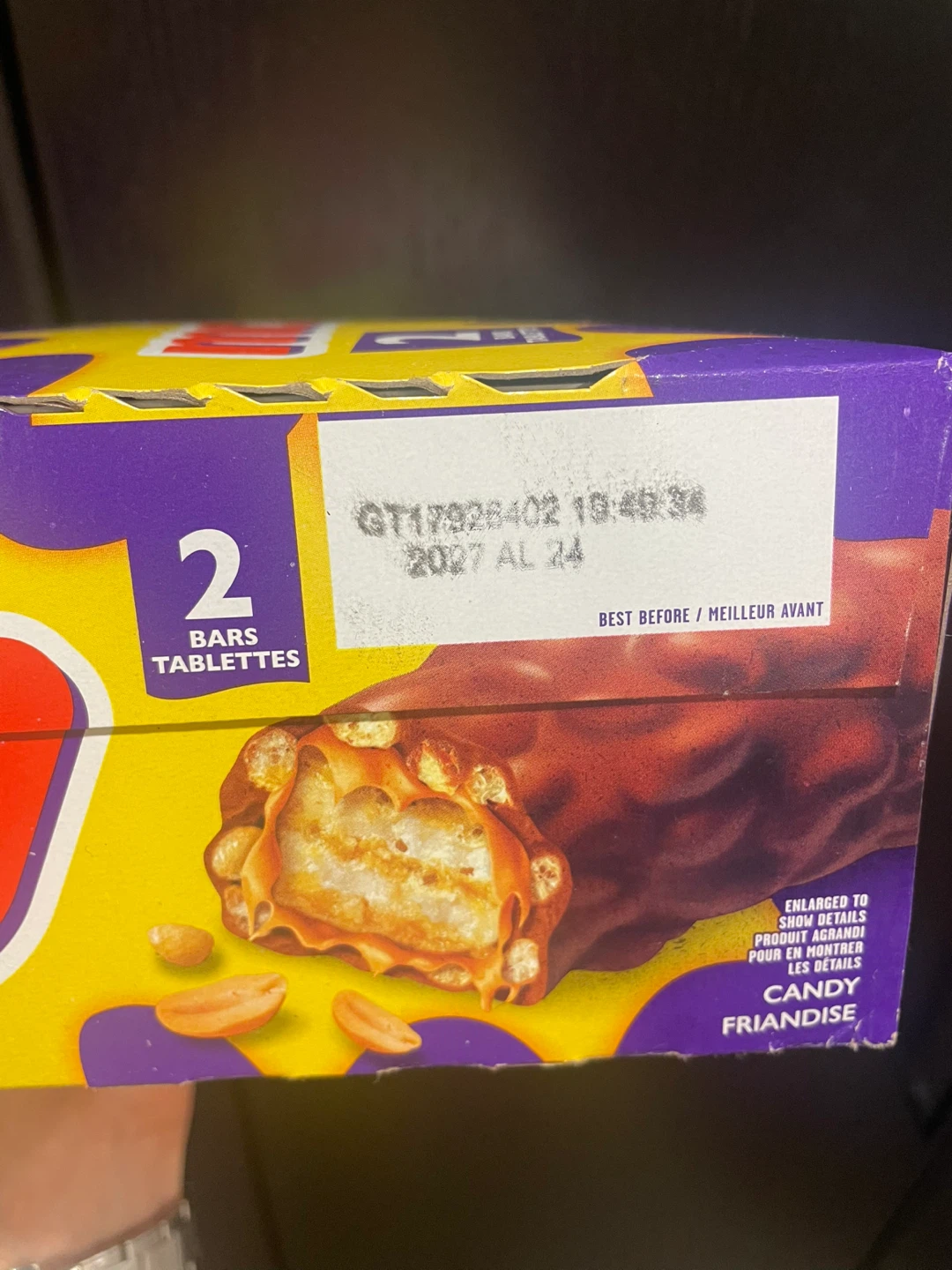 Cadbury Mr. Big 2 Bar Pack, 24x75g bars total