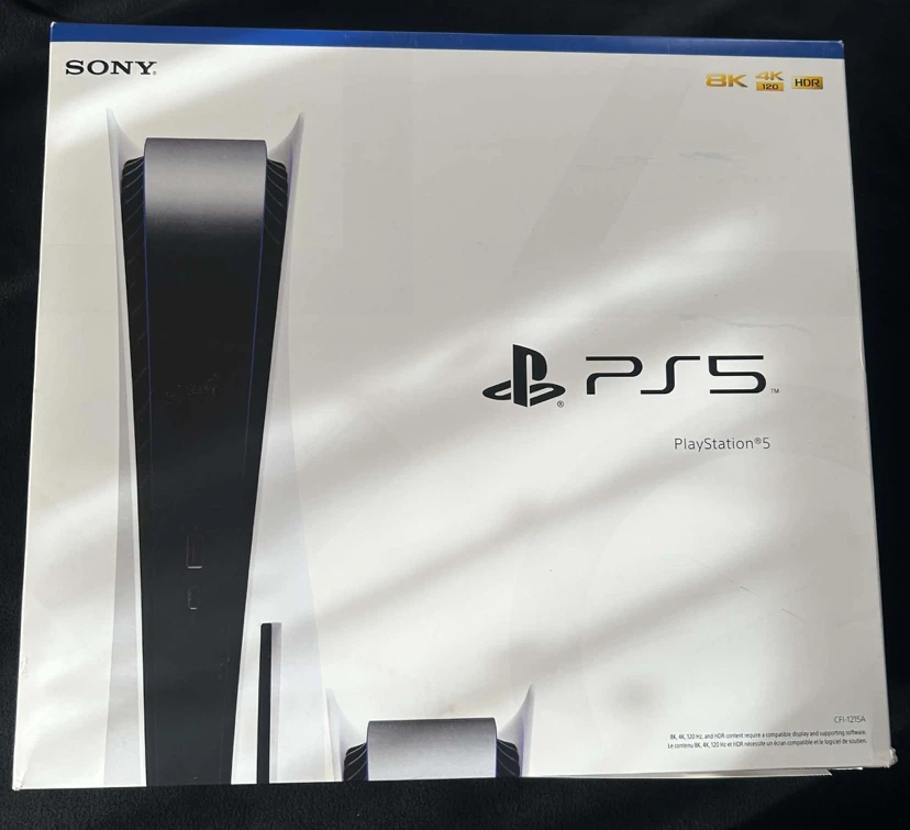 PS5 Console Disc Edition - Complete Box, Cables & Controller