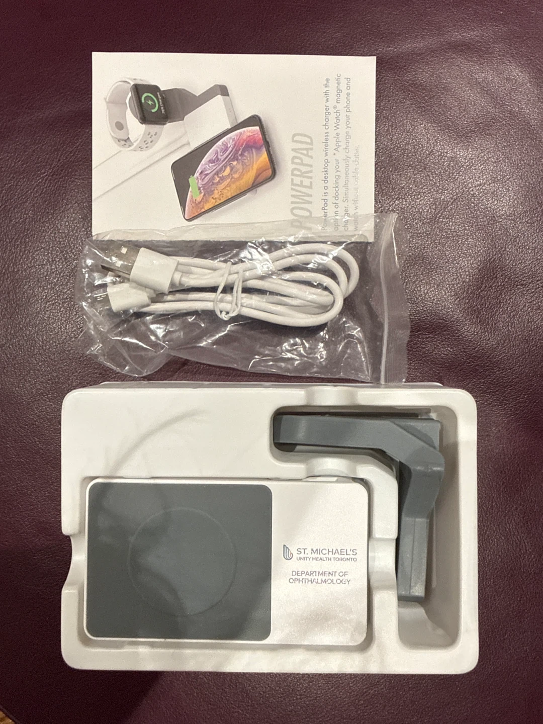 PowerPad Desktop Wireless Charger and Watch Dock - photo 4