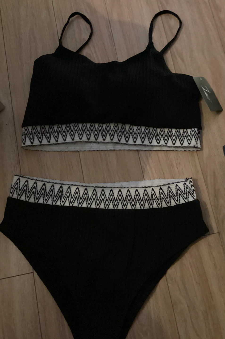 New Ribbed Two-Piece Bikini - Size XL - photo 3