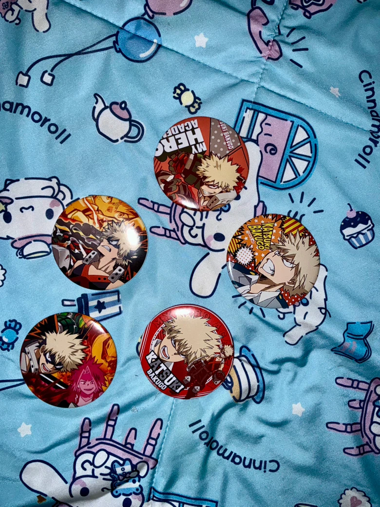 My Hero Academia Katsuki Bakugo Pin Buttons