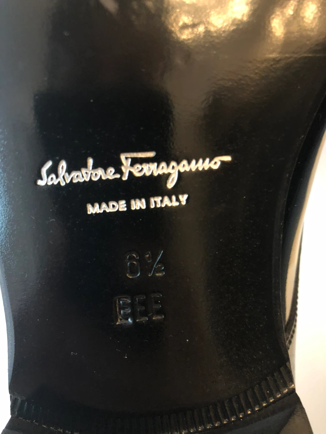 Salvatore Ferragamo Men's Patent Leather Shoes 6.5 EEE - photo 5