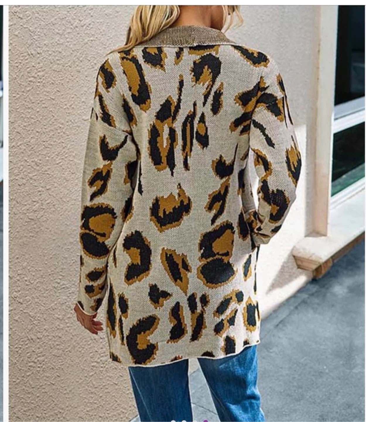 Supreme Fashion Beige Leopard Cardigan - photo 4
