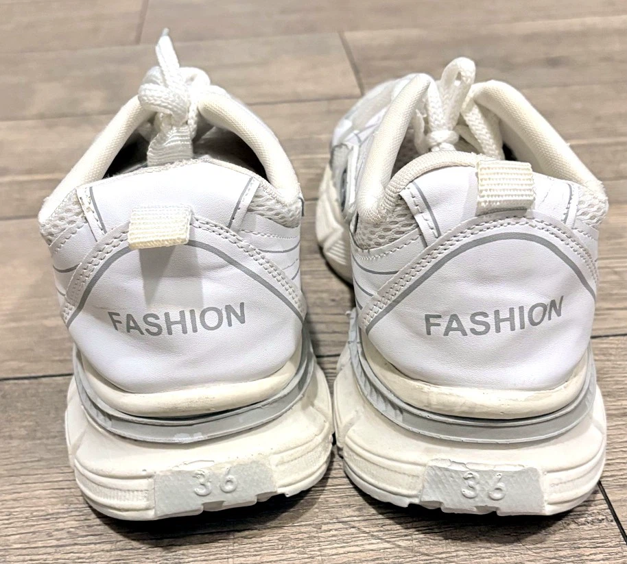 White Fashion Sneakers Size 40 - photo 3