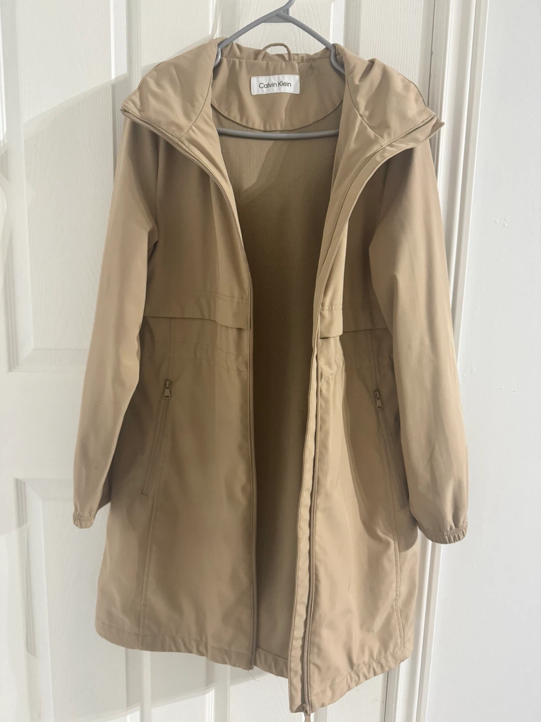 Calvin Klein Tan Hooded Rain Jacket - photo 2