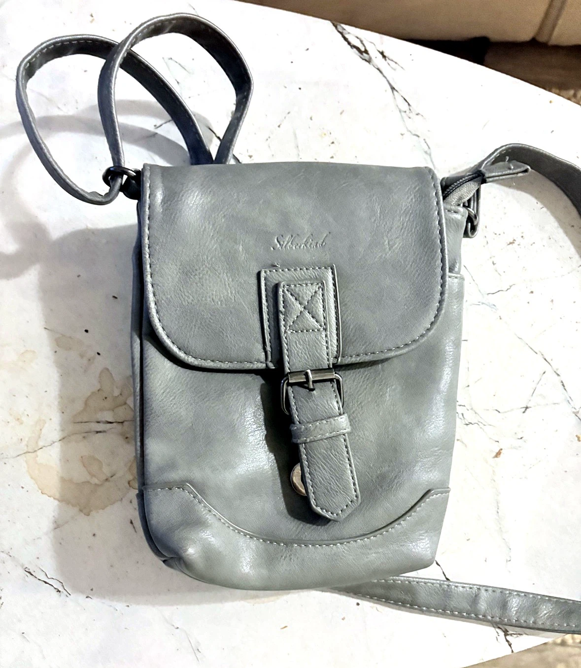 Silberkind Grey Crossbody Bag
