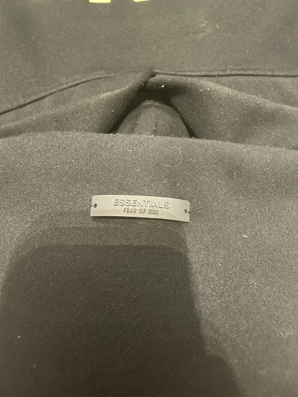 Fear of God Essentials Black Hoodie S fits medium - photo 5