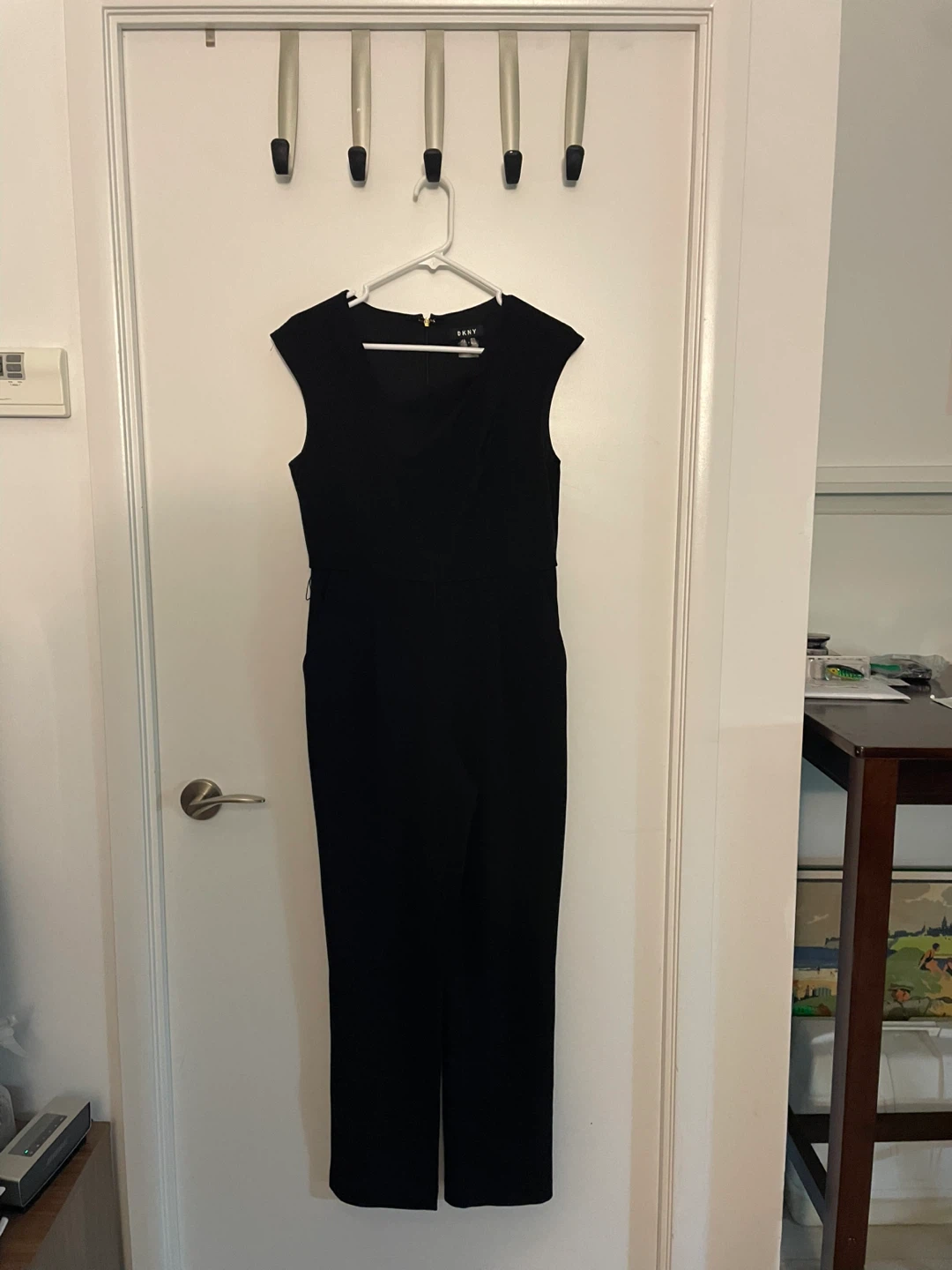 DKNY Black Jumpsuit Size 4