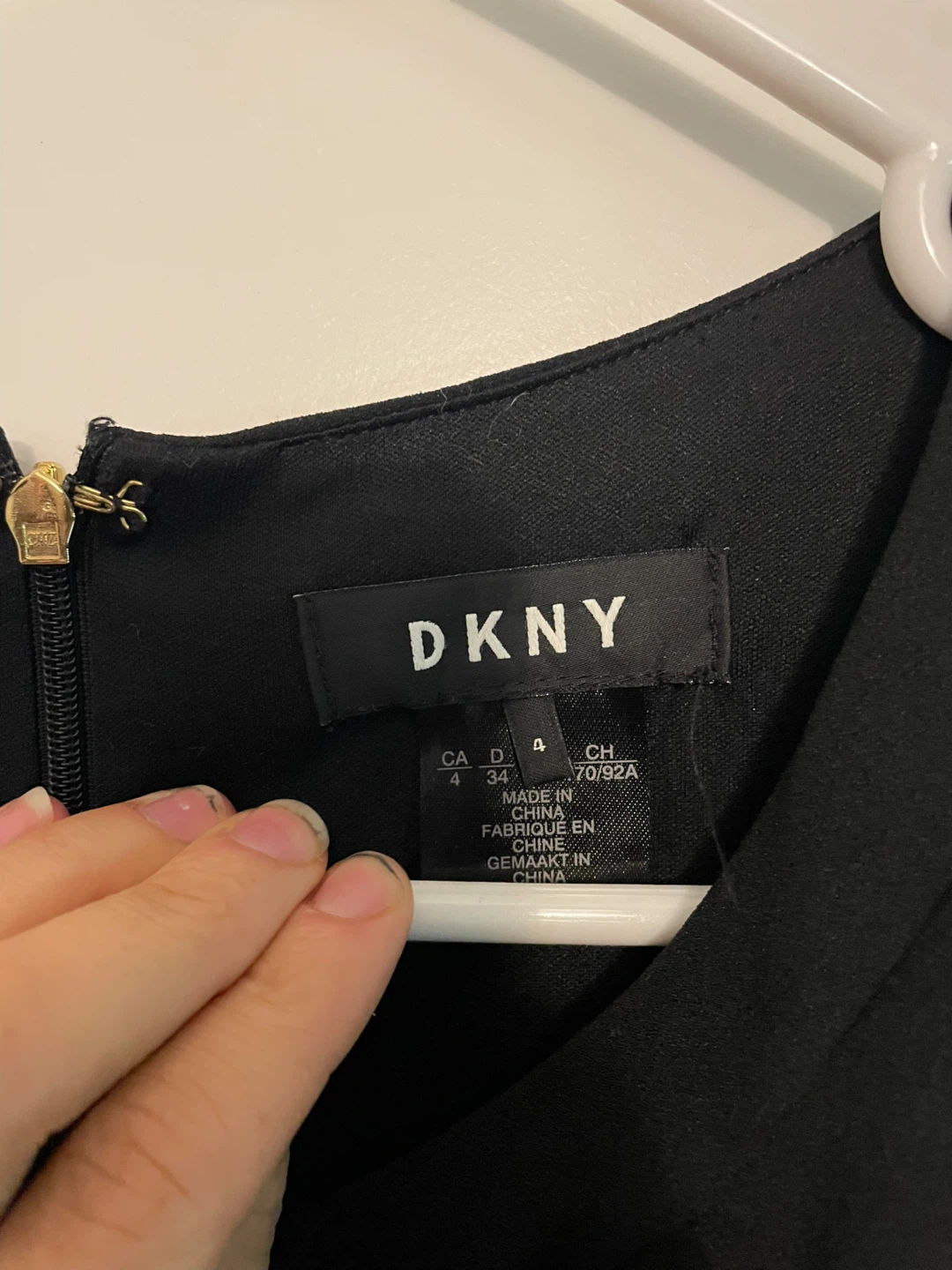 DKNY Black Jumpsuit Size 4 - photo 3
