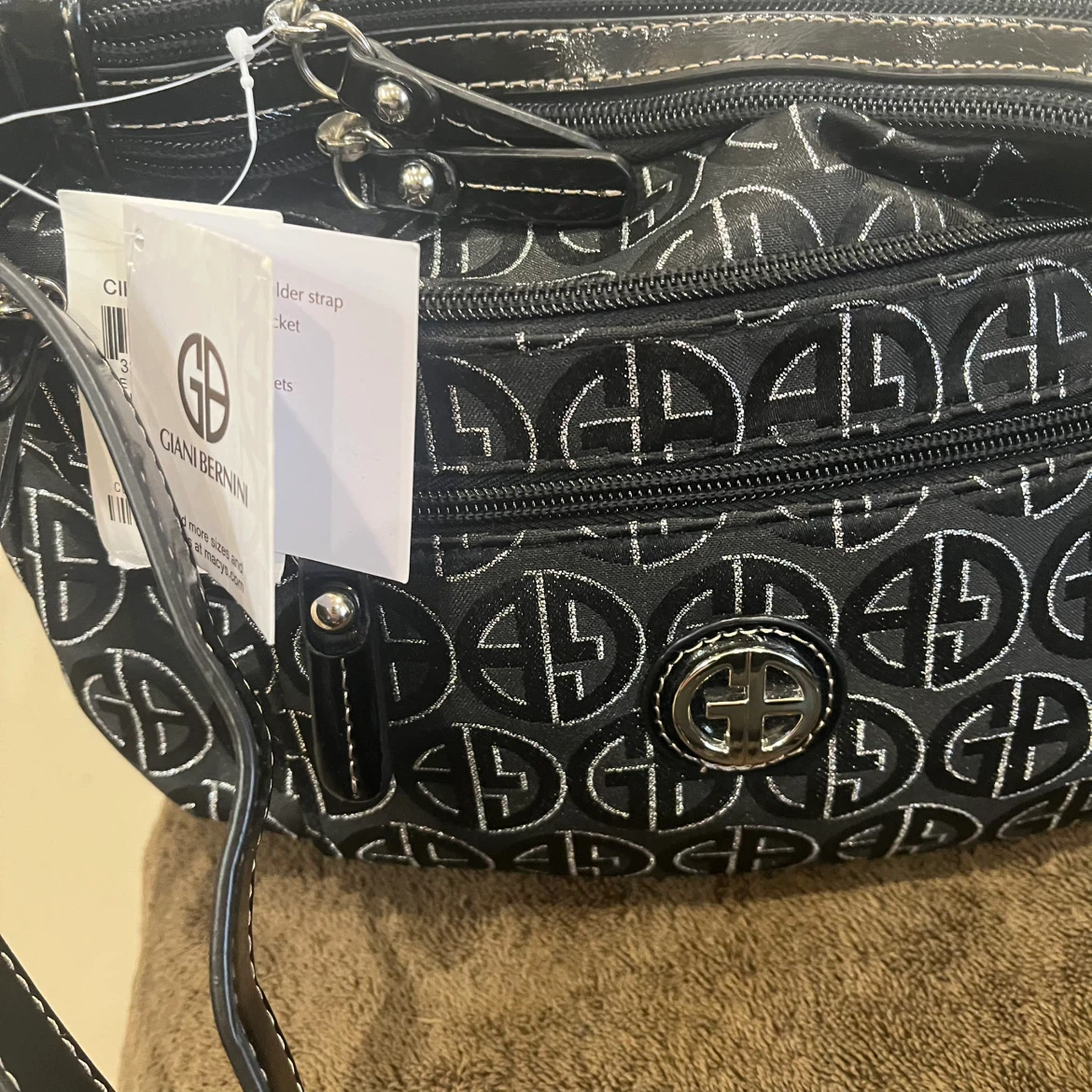 Giani Bernini Logo Print Shoulder Bag - photo 2