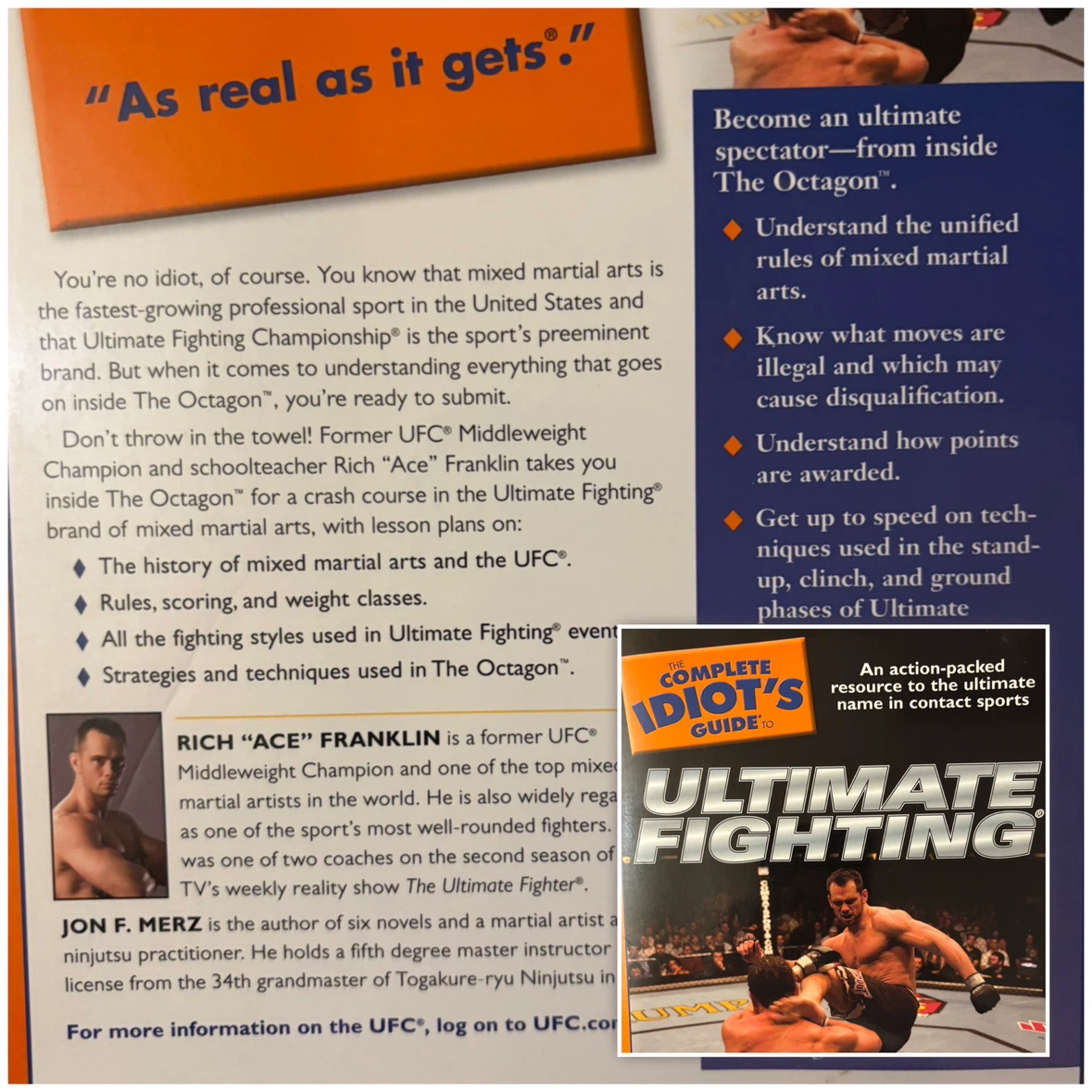 “The Complete Idiot's Guide To Ultimate Fighting”