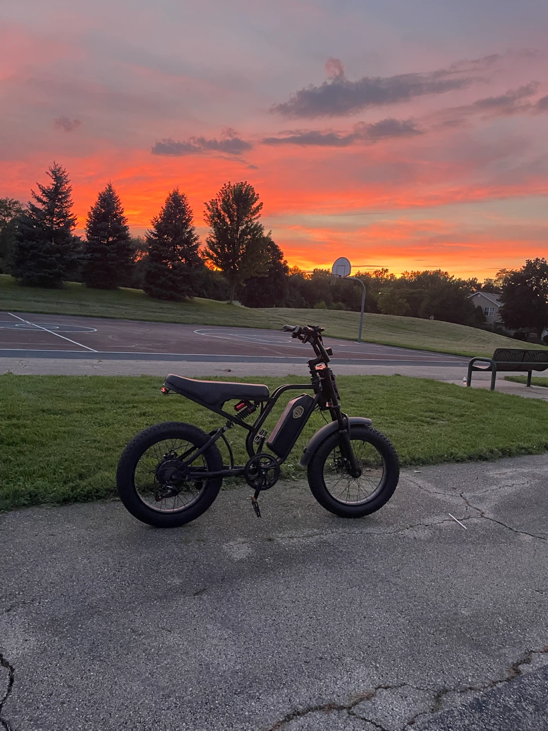 Black Fat Tire Electric Bike - photo 2